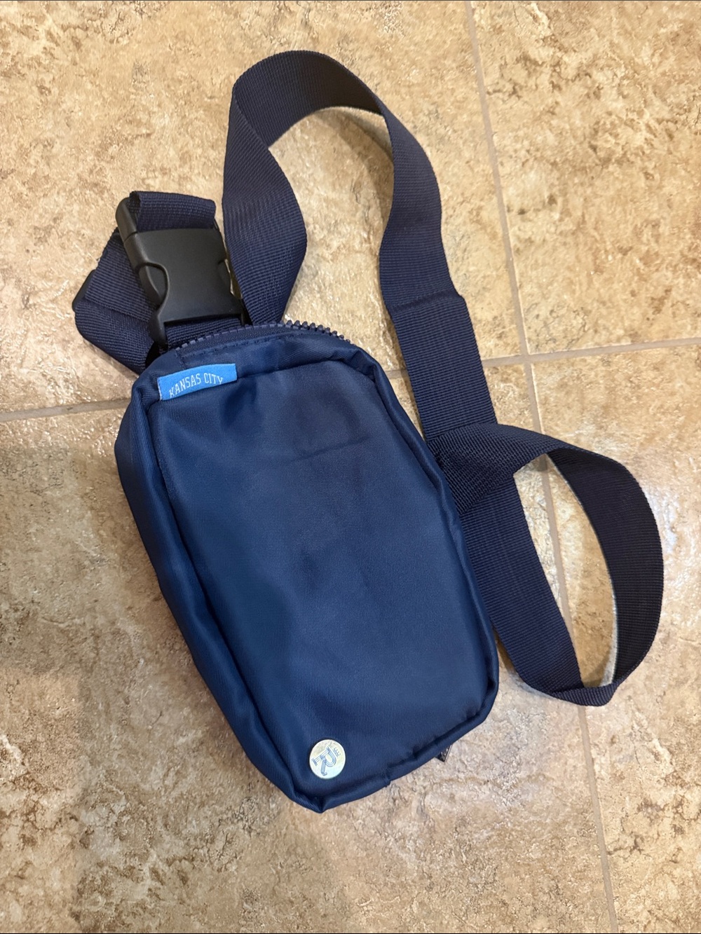Source Unknown Navy Crossbody Sling Bag